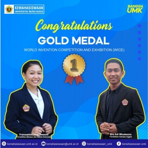 Gold Medal di Even WICE 2020